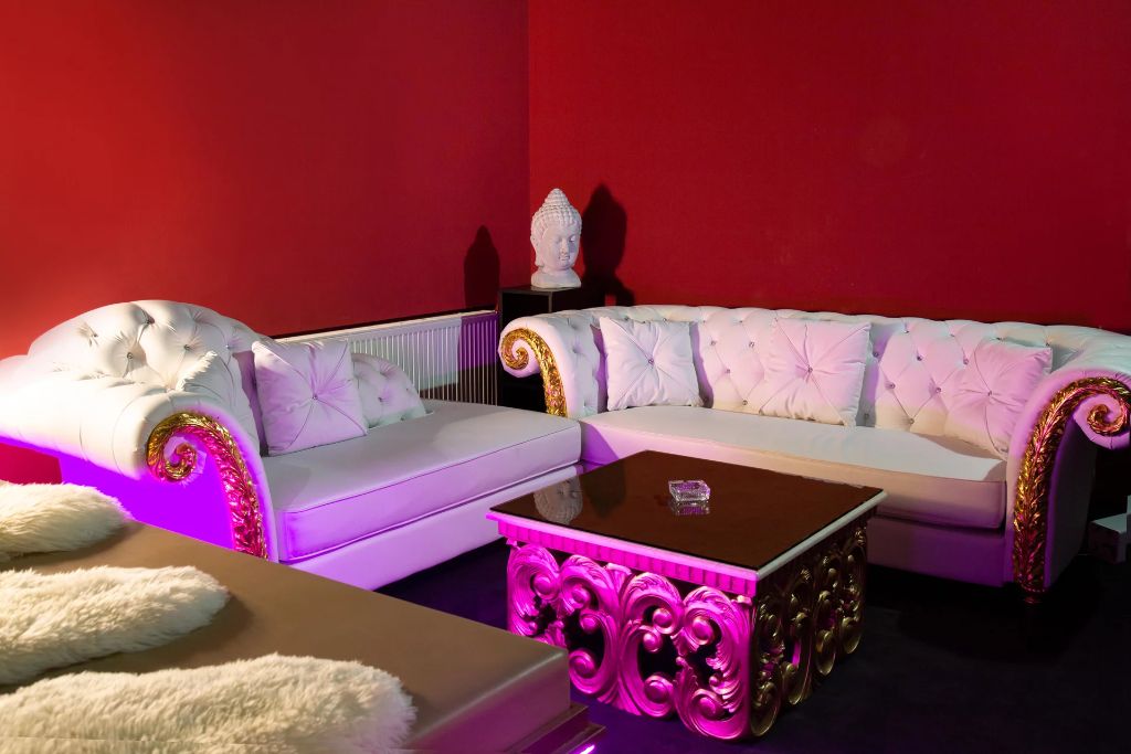 Weiße Lounge