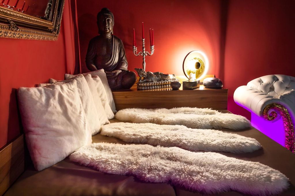 Zimmer mit Fell